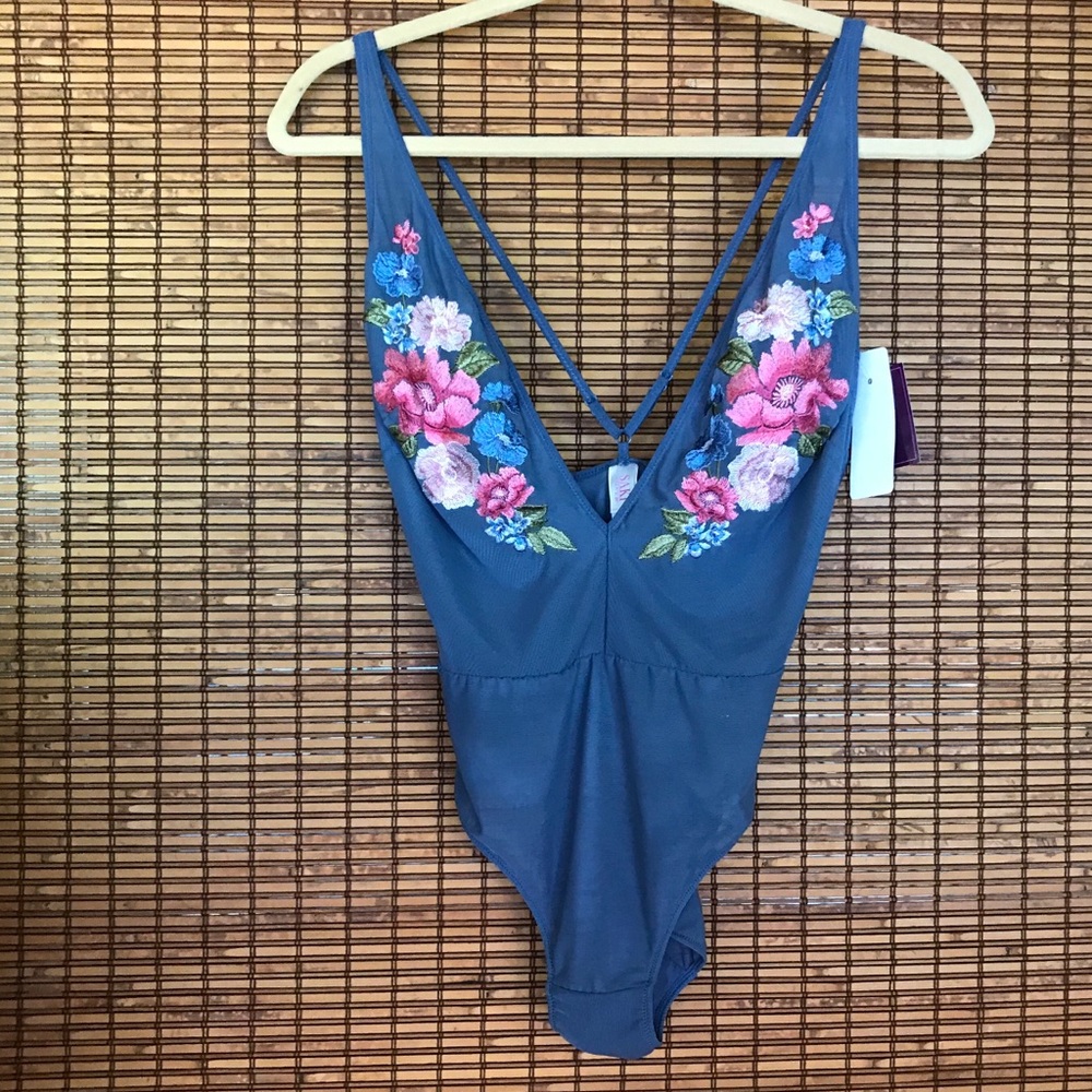 Saki Silver bodysuit